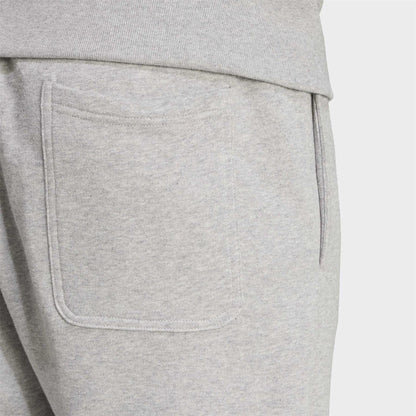 Grey Heather - Side - Adidas Mens Cotton Blend Joggers