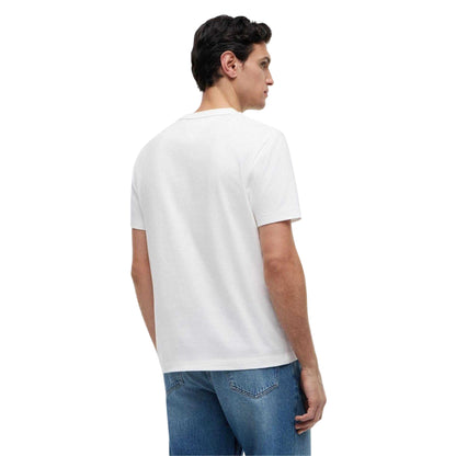 White - Back - Tommy Hilfiger Mens Essential Logo Regular T-Shirt