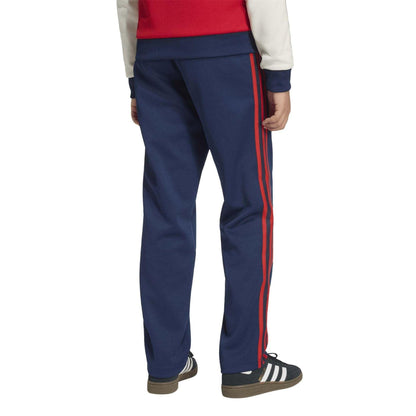Indigo Blue - Back - Adidas Childrens-Kids Arsenal FC Stripes Tracksuit Bottoms