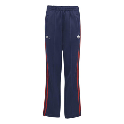 Indigo Blue - Front - Adidas Childrens-Kids Arsenal FC Stripes Tracksuit Bottoms