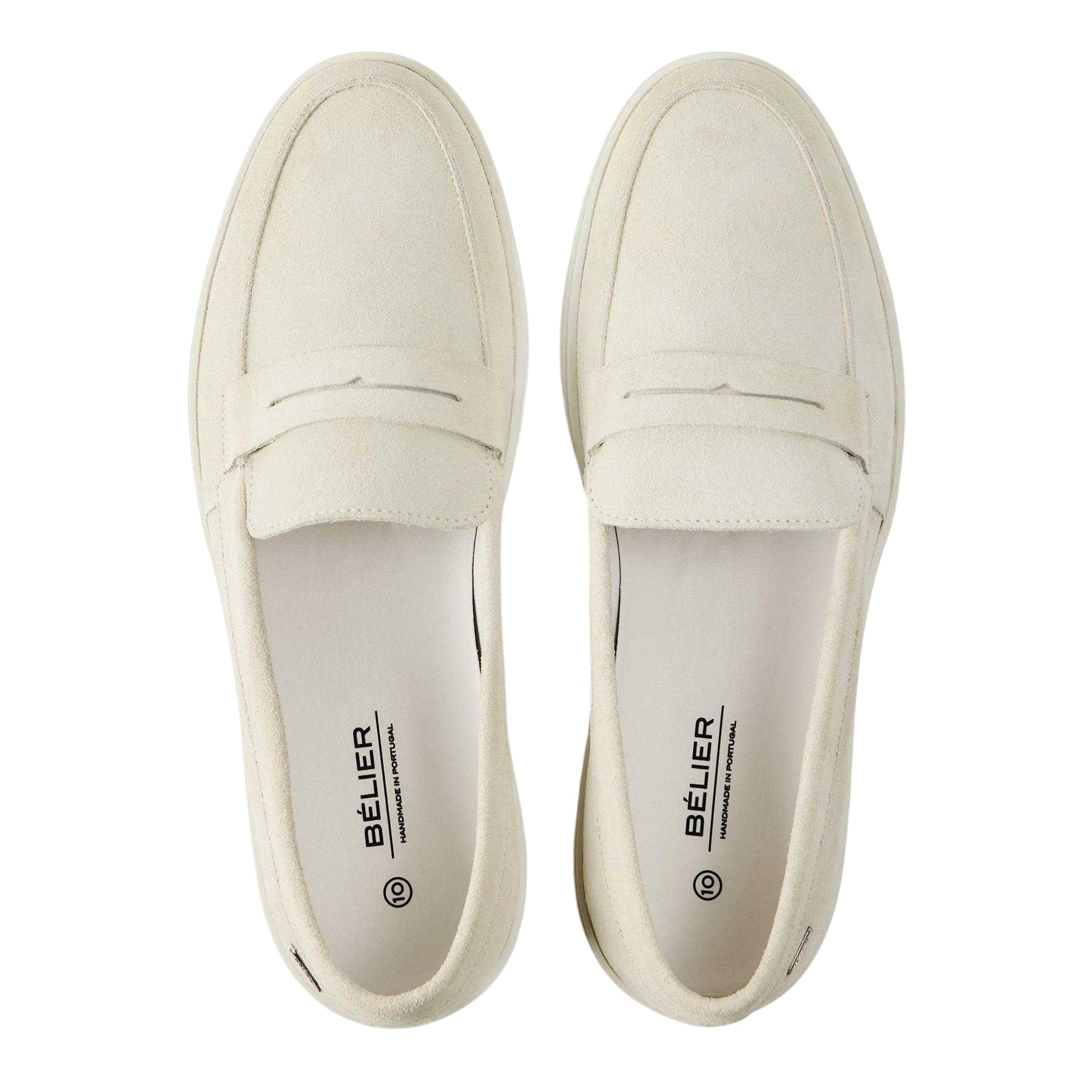 Sand - Side - Belier Mens Monaco Suede Loafers