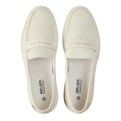 Sand - Side - Belier Mens Monaco Suede Loafers