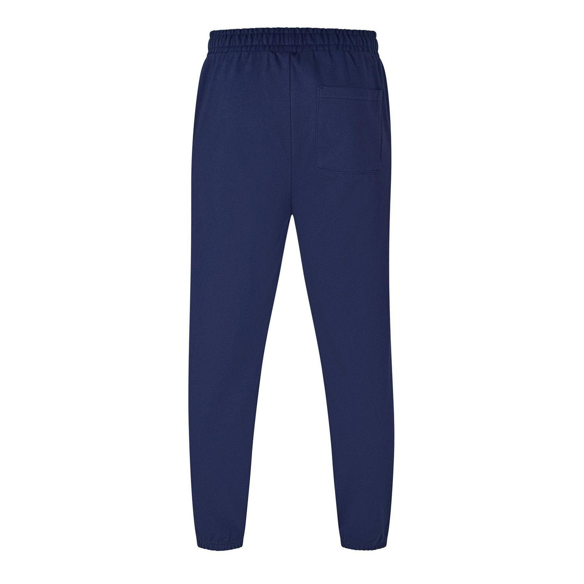 Navy - Back - Belier Unisex Adult Club Logo Athletic Joggers