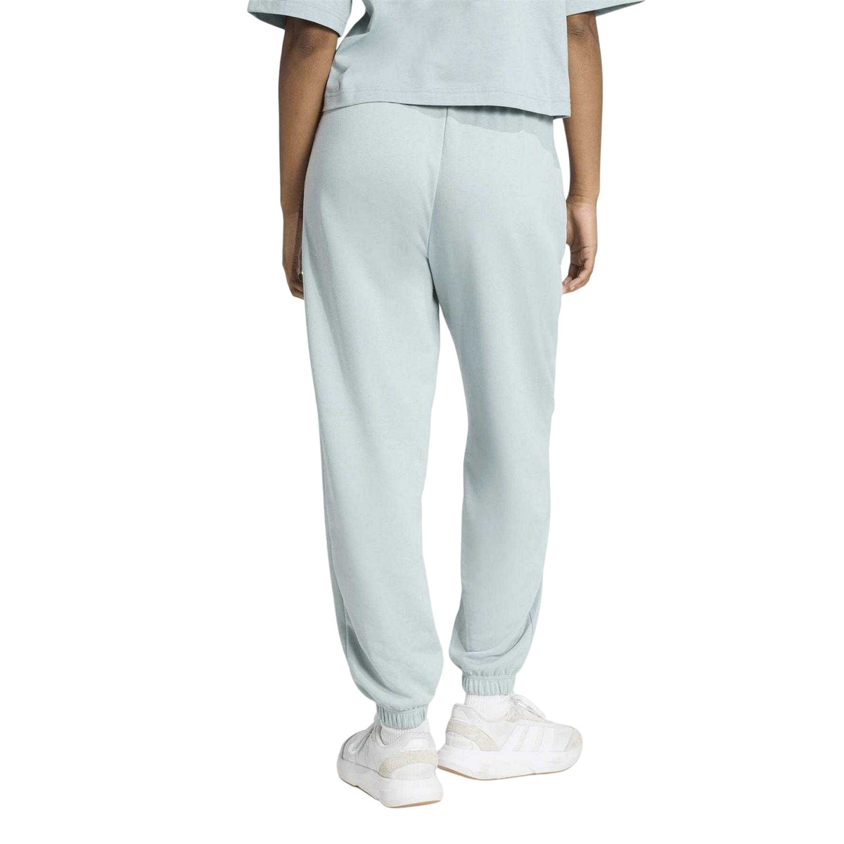 White - Back - Adidas Womens-Ladies Slim Jogging Bottoms