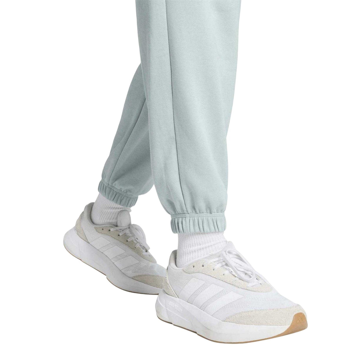 White - Side - Adidas Womens-Ladies Slim Jogging Bottoms
