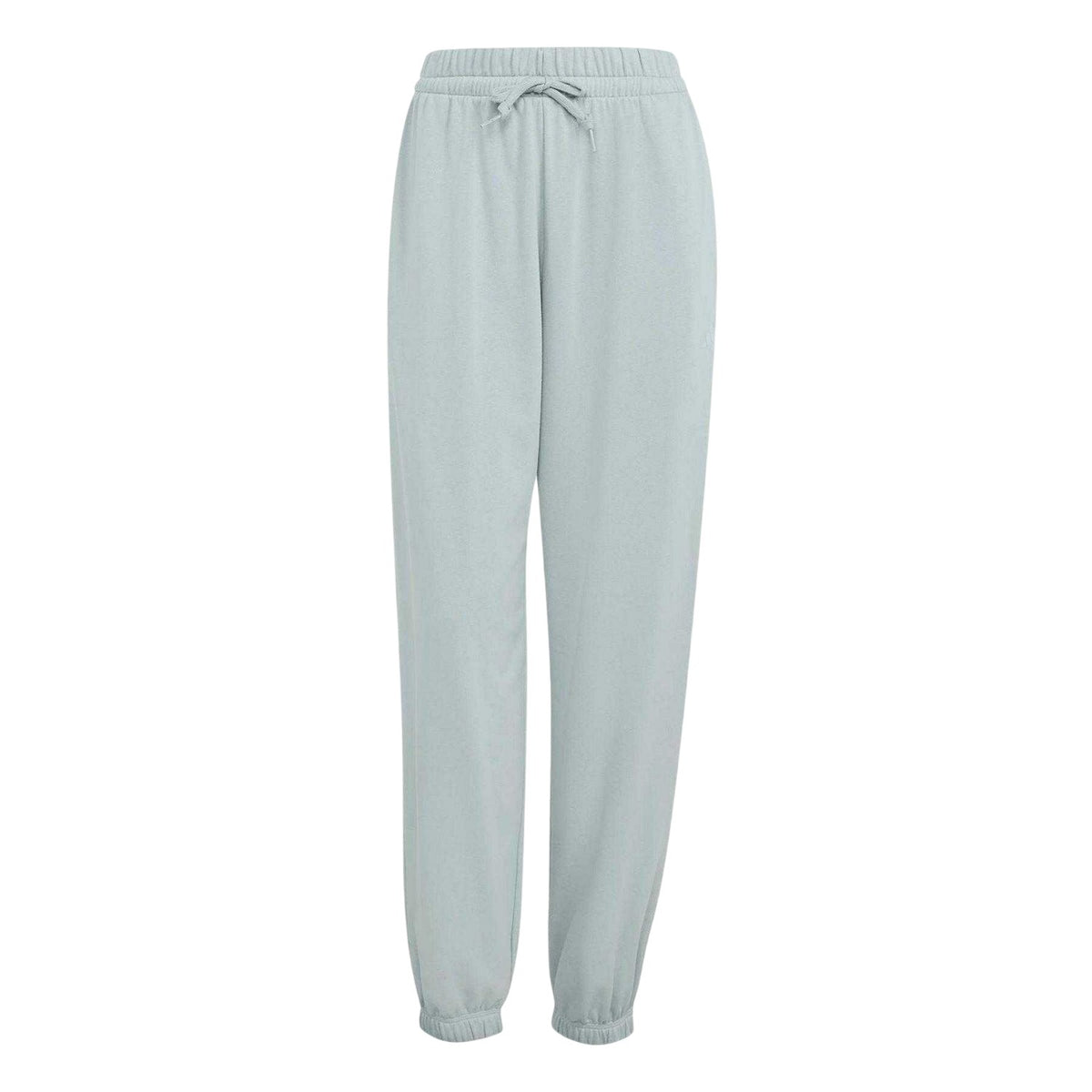 White - Front - Adidas Womens-Ladies Slim Jogging Bottoms