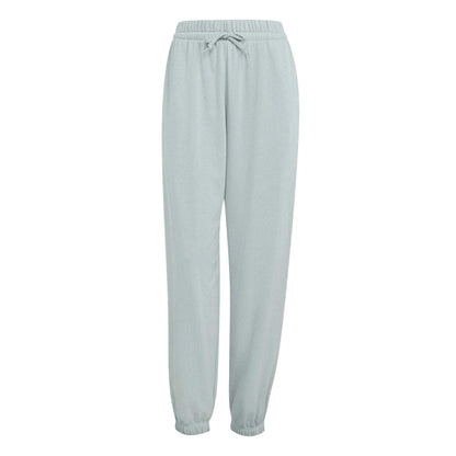White - Front - Adidas Womens-Ladies Slim Jogging Bottoms