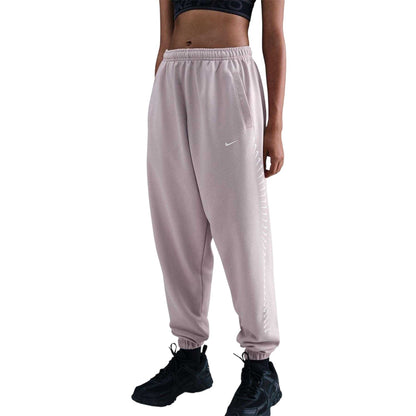 Platinum - Front - Nike Girls Fleece Elasticated Joggers