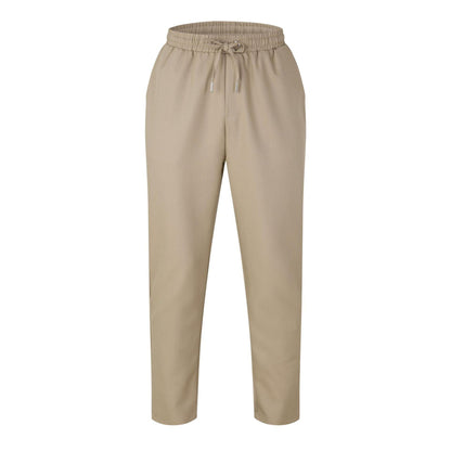 Beige - Front - Belier Mens Lightweight Relaxed Fit Trousers