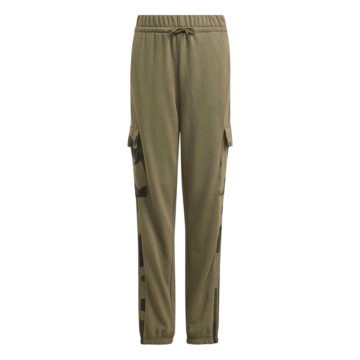 Olive Strata - Front - Adidas Boys 3S Cargo Trousers