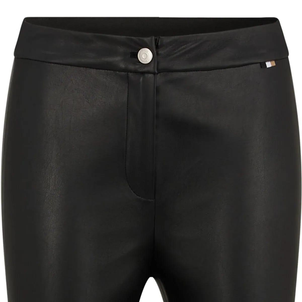 Black - Front - Boss Womens-Ladies C_Talega Trousers
