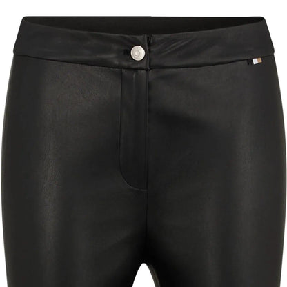 Black - Front - Boss Womens-Ladies C_Talega Trousers