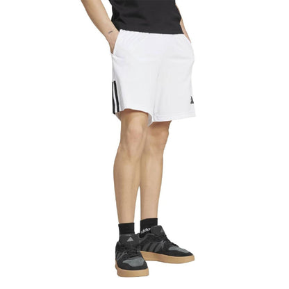 White - Lifestyle - Adidas Mens Sereno Aeroready 3 Stripes Regular Shorts
