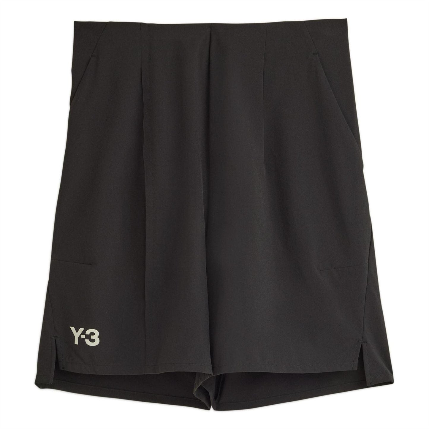 Black - Front - Y-3 Mens Pro Tennis Shorts