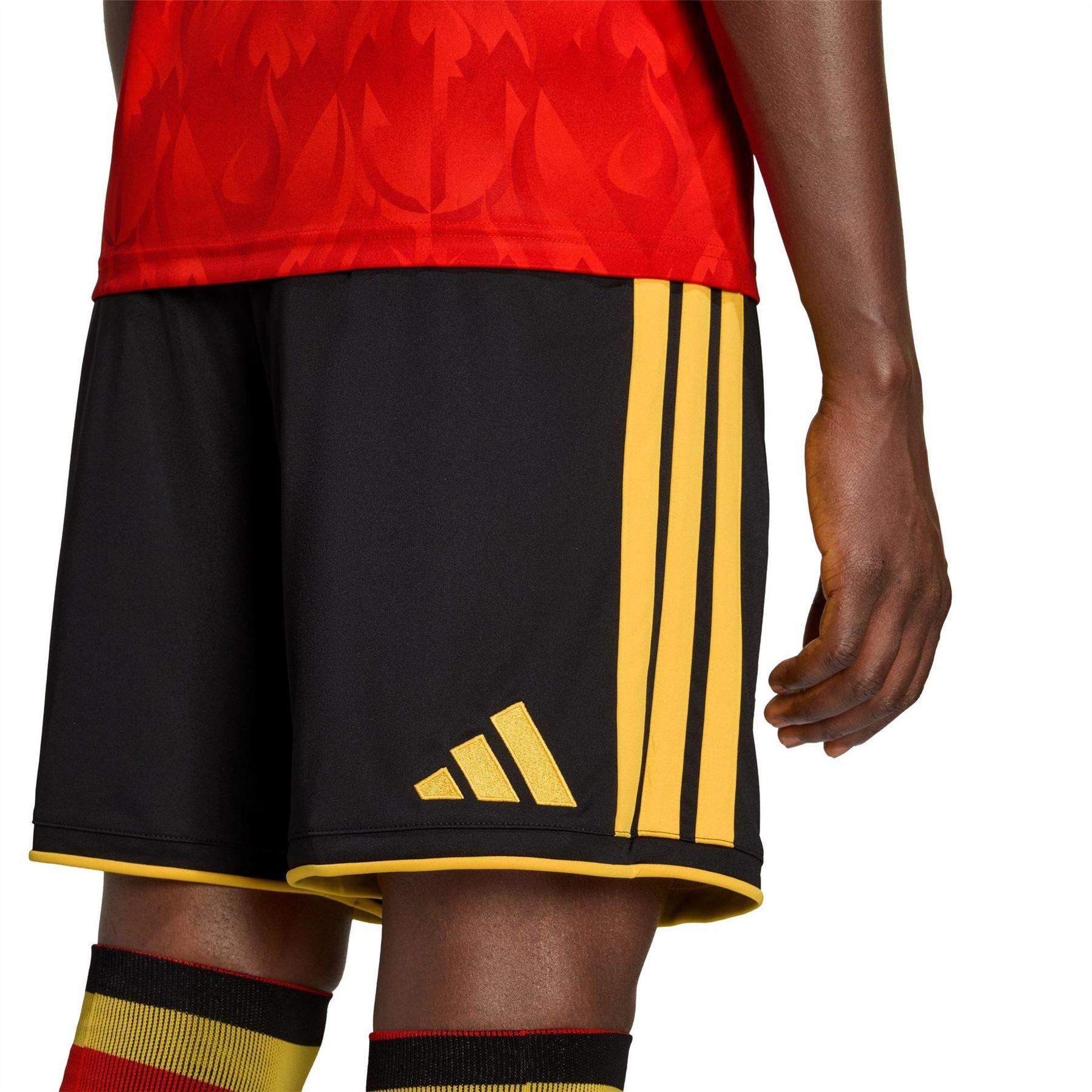 Black-Gold - Lifestyle - Adidas Mens FIFA World Cup 2026 Belgium Home Shorts