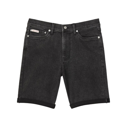 Light Blue - Front - Calvin Klein Mens Jeans Denim Shorts
