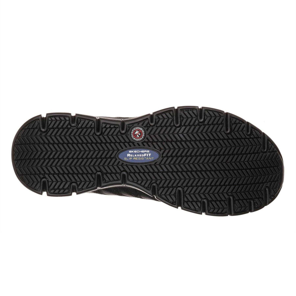 Black - Lifestyle - Skechers Womens-Ladies Sure Track Non Slip Shoes