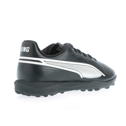 Black-White - Back - Puma Childrens-Kids King Match It Synthetic Football Trainers