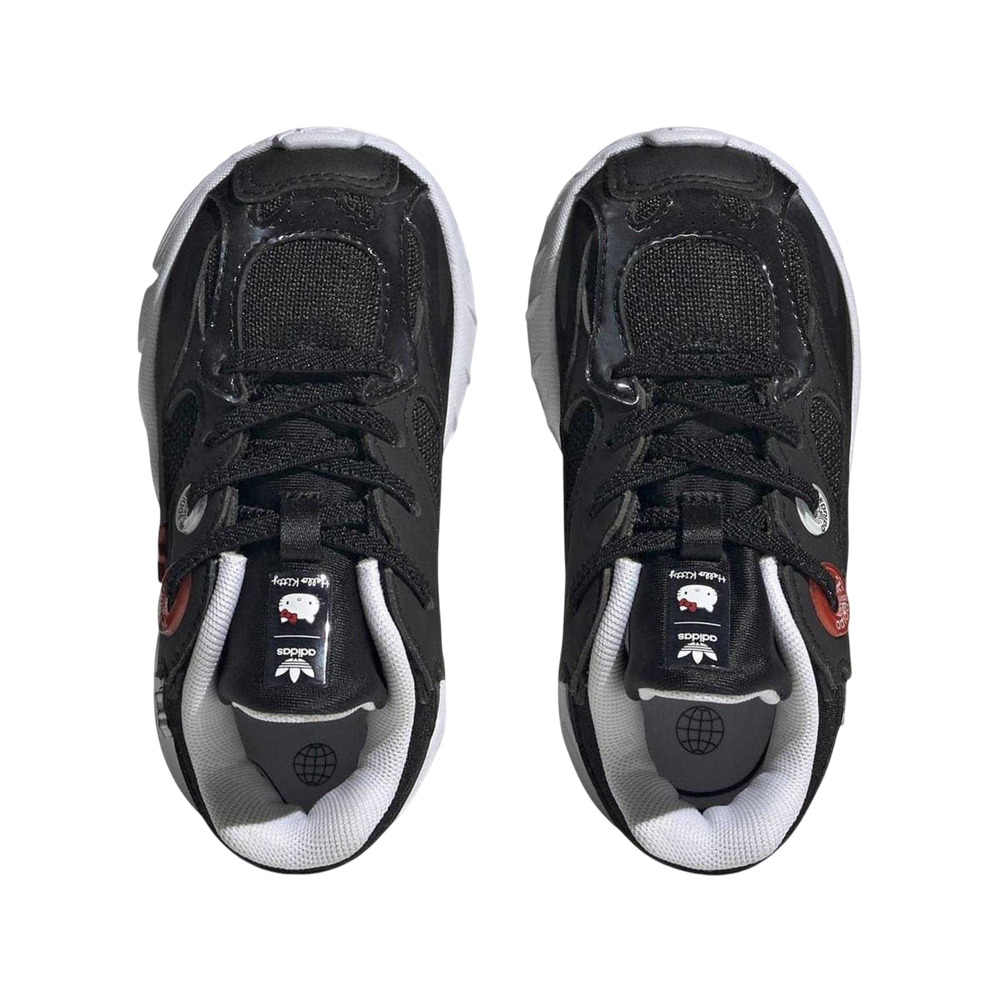 Black - Side - Adidas Baby Astir Hello Kitty Mesh Trainers