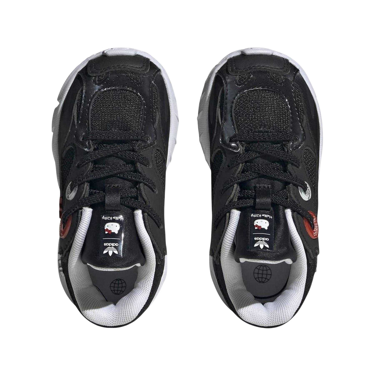 Black - Side - Adidas Baby Astir Hello Kitty Mesh Trainers