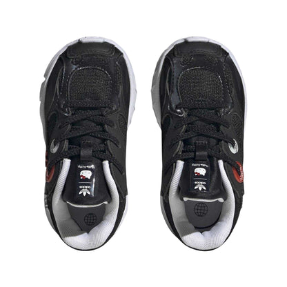 Black - Side - Adidas Baby Astir Hello Kitty Mesh Trainers