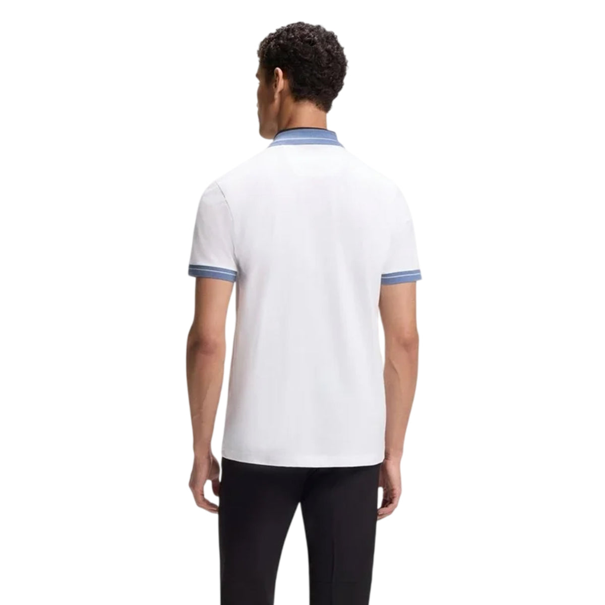 White - Back - Boss Mens PL_Member Piqué Polo Shirt