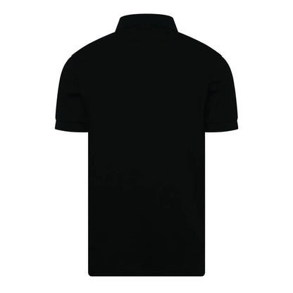 Black - Back - Boss Mens Pio 2 Logo Polo Shirt