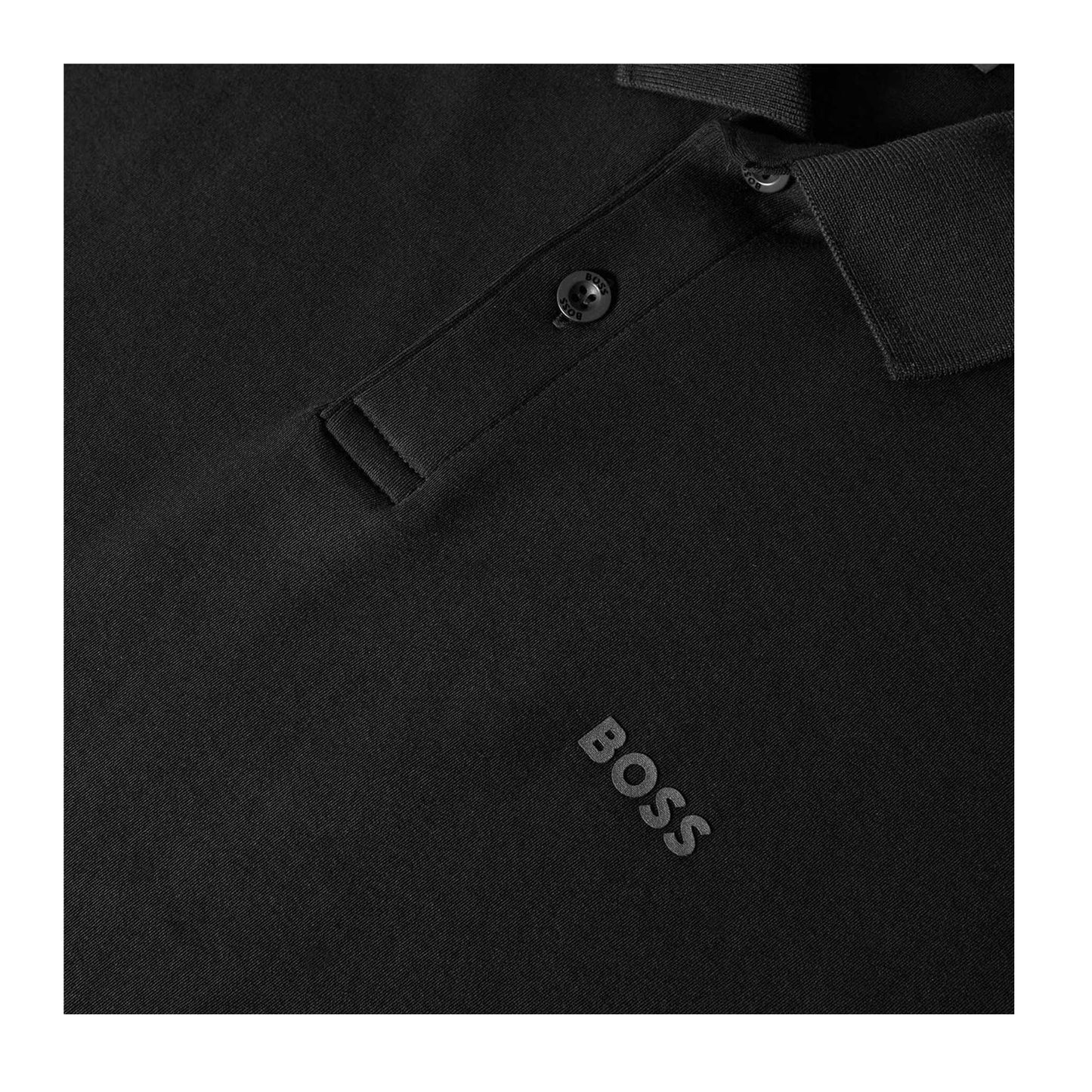 Black - Lifestyle - Boss Mens Pio 2 Logo Polo Shirt
