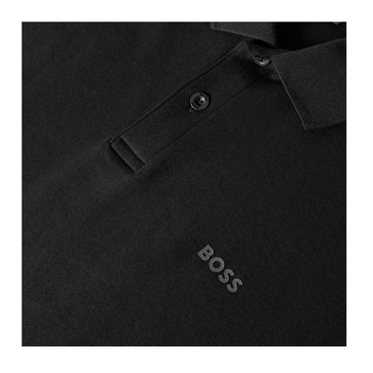 Black - Lifestyle - Boss Mens Pio 2 Logo Polo Shirt