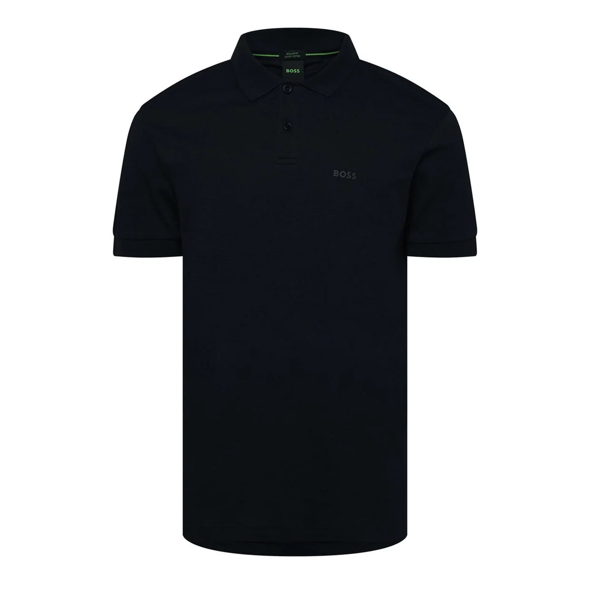 Dark Blue - Front - Boss Mens Pio 2 Logo Polo Shirt