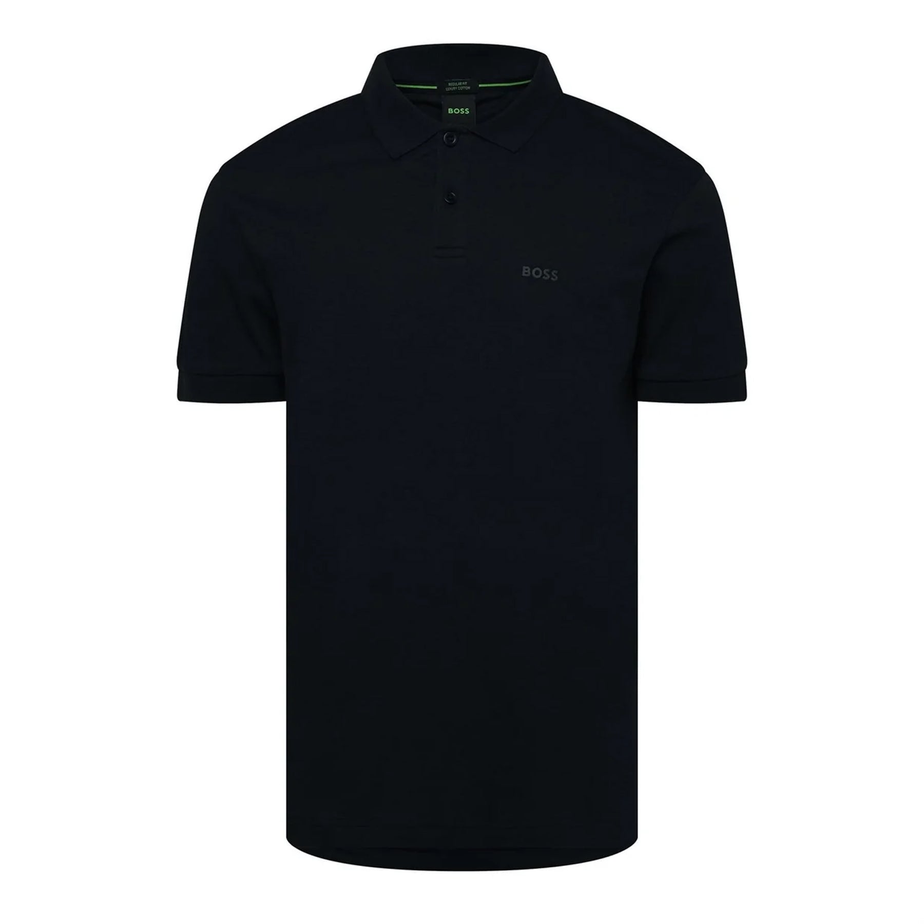 Dark Blue - Front - Boss Mens Pio 2 Logo Polo Shirt