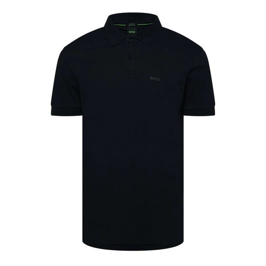 Dark Blue - Front - Boss Mens Pio 2 Logo Polo Shirt
