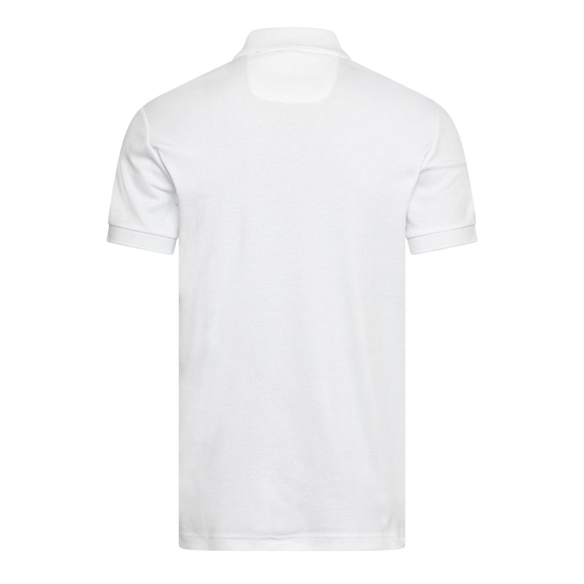 White - Back - Boss Mens Pio 2 Logo Polo Shirt