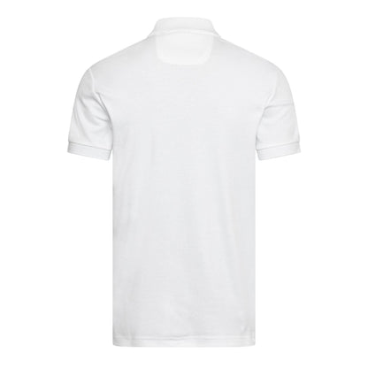 White - Back - Boss Mens Pio 2 Logo Polo Shirt