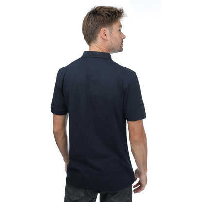Navy - Back - DKNY Unisex Adult Tonal Logo Polo Shirt