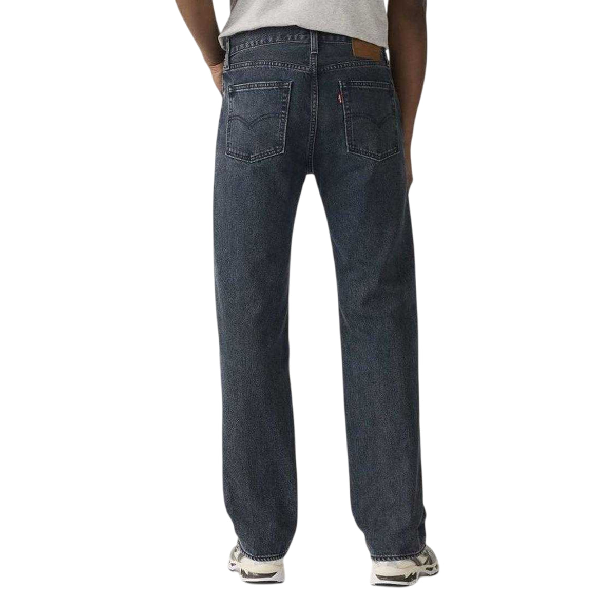 Midnight Blue - Back - Levis Mens 555 5 Pockets Relaxed Fit Jeans