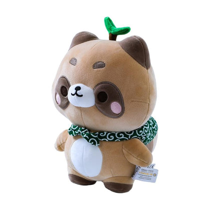 Multicoloured - Back - Kenji Yabu Kland Tanu ji Raccoon Soft Plush Toy