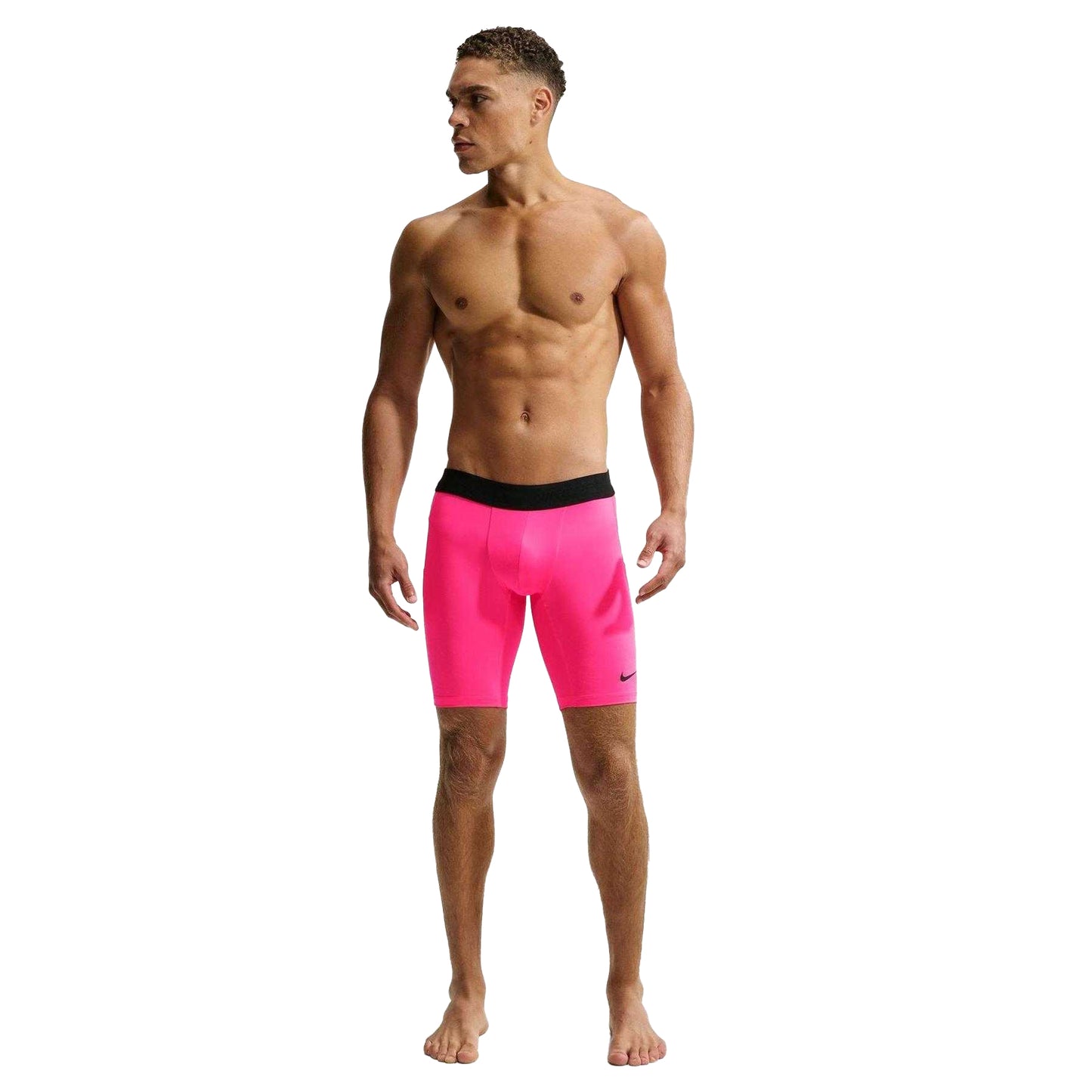 Hyper Pink-Black - Lifestyle - Nike Mens Pro Compression Shorts