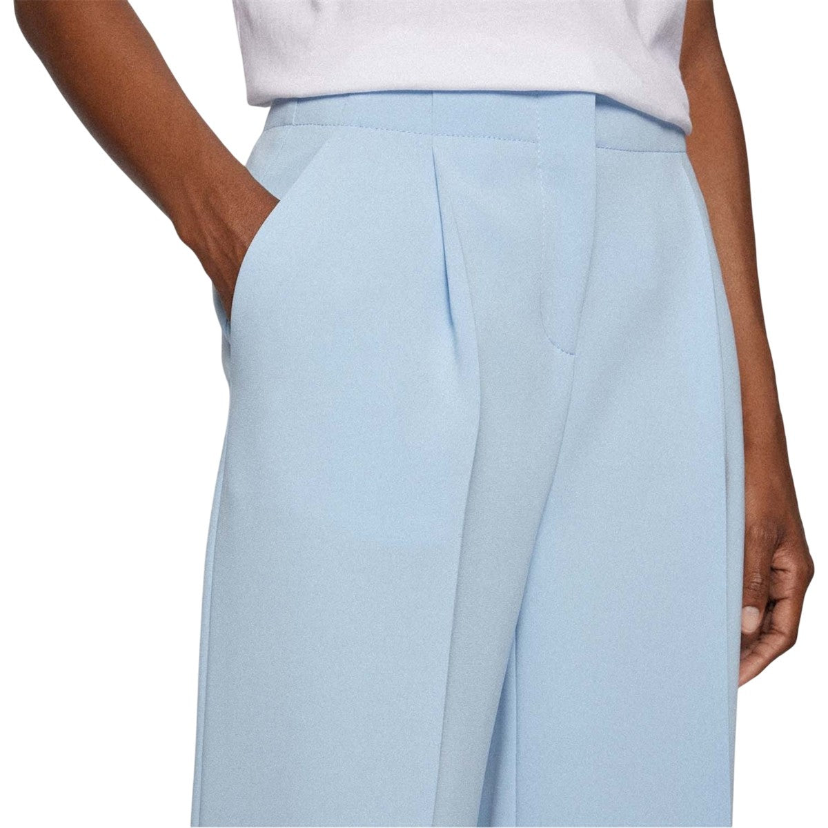 Light Blue - Side - Boss Womens-Ladies Tayamana2 Trousers
