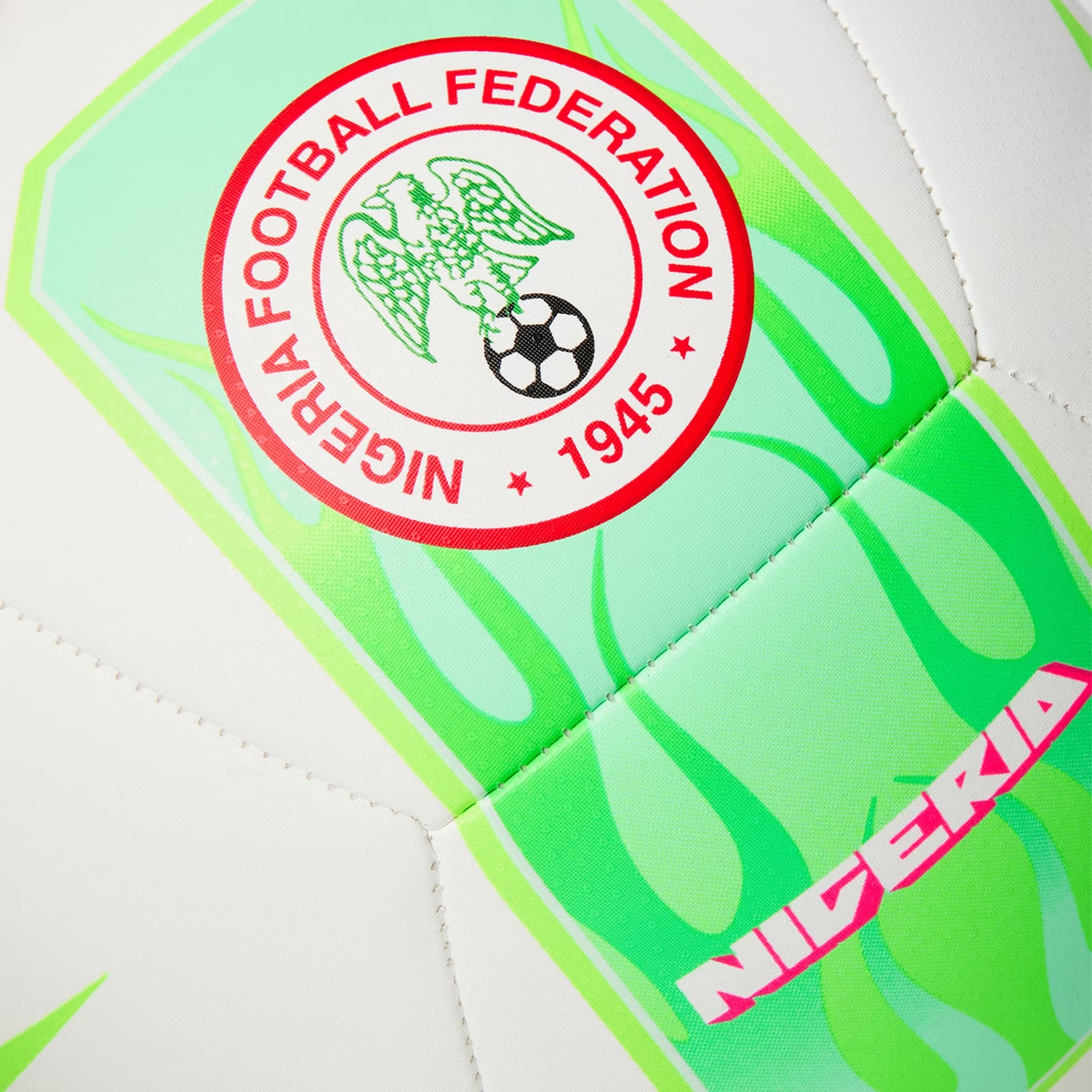 White-Green - Side - Nike Nigeria FC Football