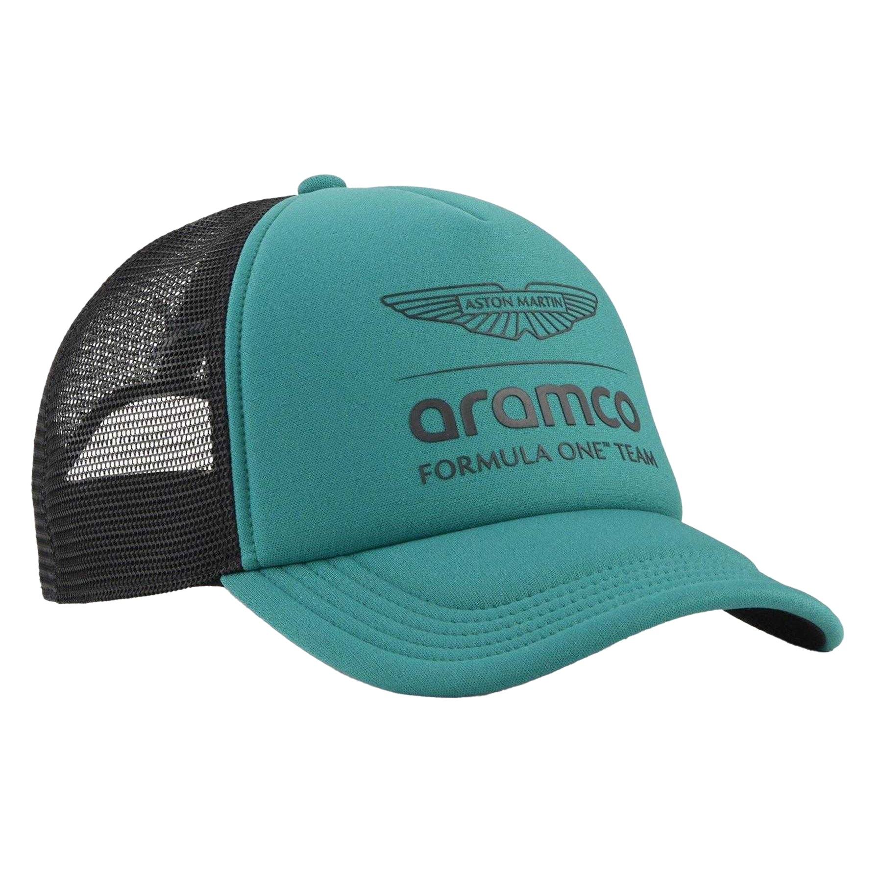Green - Front - Puma Mens Aston Martin  Trucker Cap
