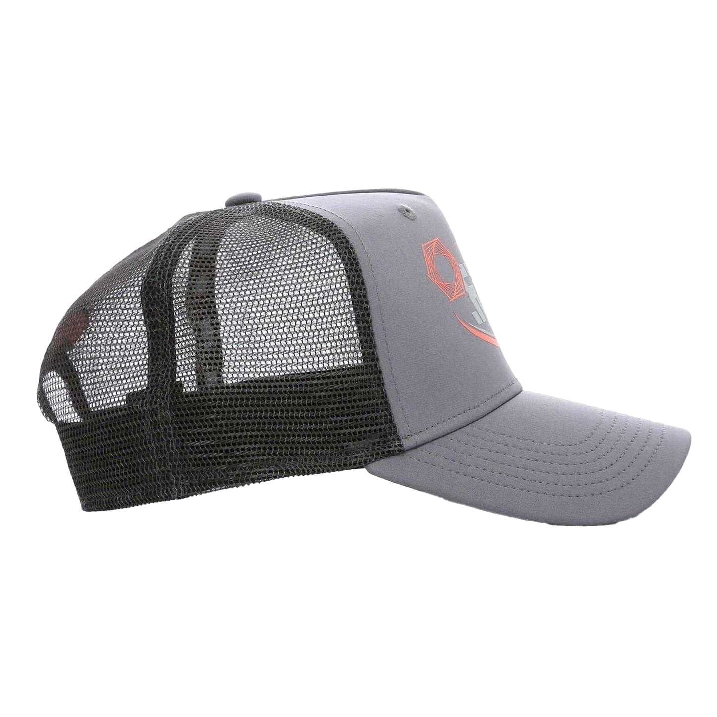 Grey-Peach - Lifestyle - Societe Noir Mens Wordmark Logo Trucker Cap