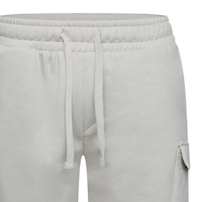 Light Stone - Side - Crosshatch Mens Bardon Cargo Shorts