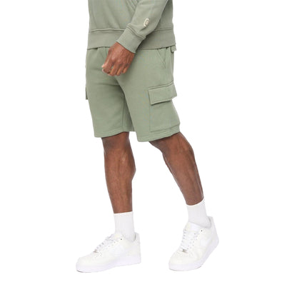 Olive - Lifestyle - Crosshatch Mens Bardon Cargo Shorts