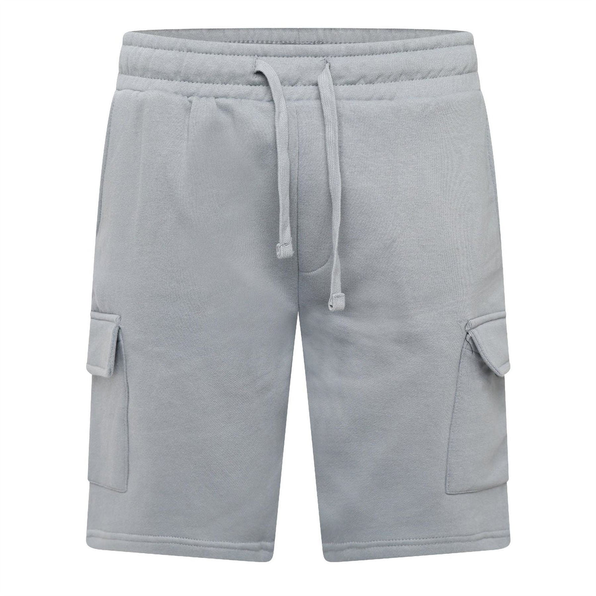 Steel Blue - Front - Crosshatch Mens Bardon Cargo Shorts