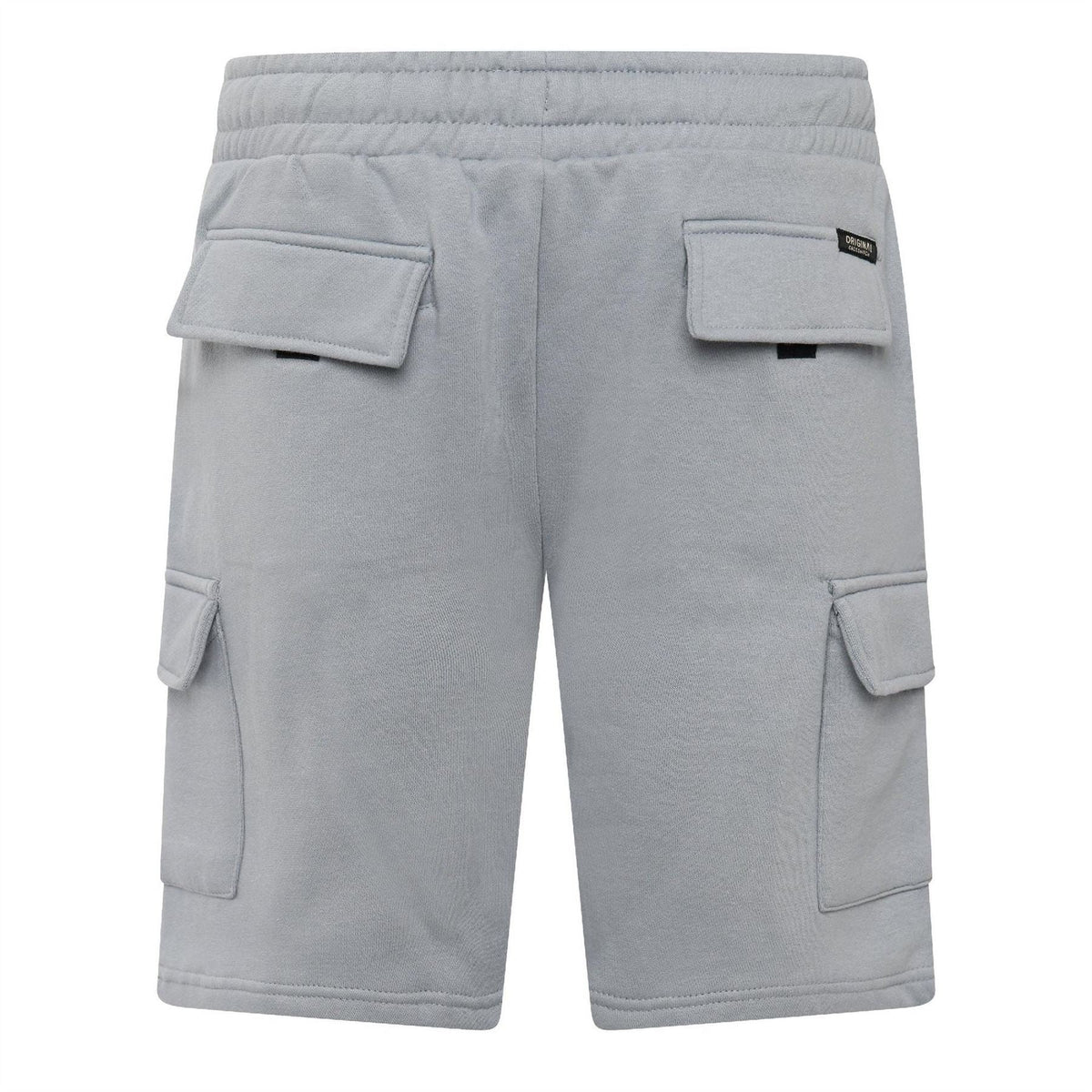 Steel Blue - Back - Crosshatch Mens Bardon Cargo Shorts