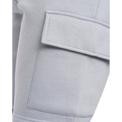 Steel Blue - Side - Crosshatch Mens Bardon Cargo Shorts