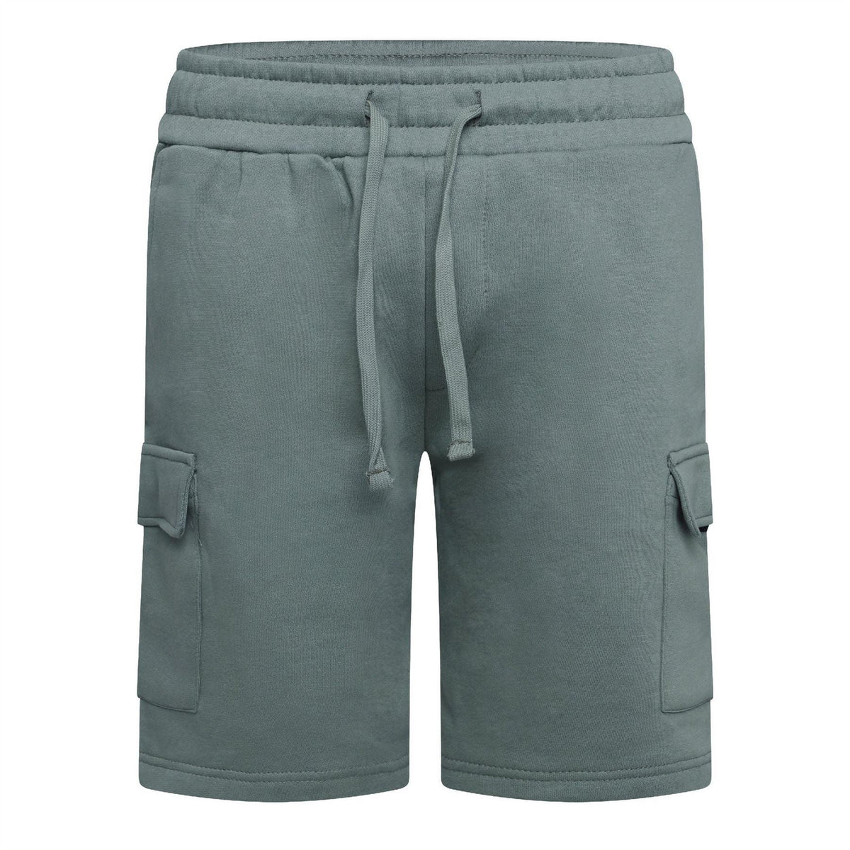 Olive - Front - Crosshatch Mens Bardon Cargo Shorts