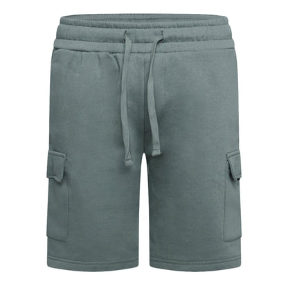 Olive - Front - Crosshatch Mens Bardon Cargo Shorts