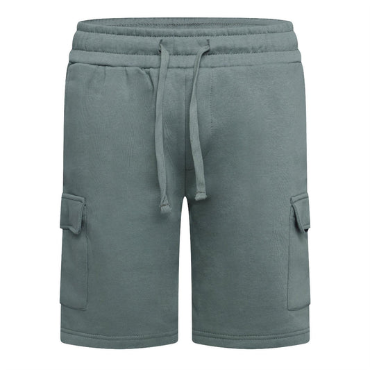 Olive - Front - Crosshatch Mens Bardon Cargo Shorts